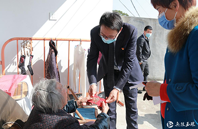 海山：始于初心 归于故乡 乡贤开展新春慰问活动